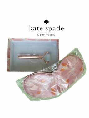 Kate Spade Opalite Mini Dacial Roller & Satin Eye Mask Set
